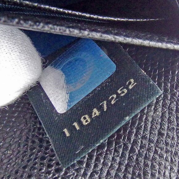 BVLGARI Long Wallet Bulgari Bulgari Leather Authentic USED - Picture 5 of 8